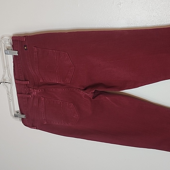 NEW Lucky Brand Sofia Skinny Ankle Velvet Cherry Jeans Winter Denim Bohemian - Picture 12 of 16